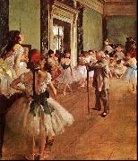 Edgar Degas The Dance Class oil painting reproduction